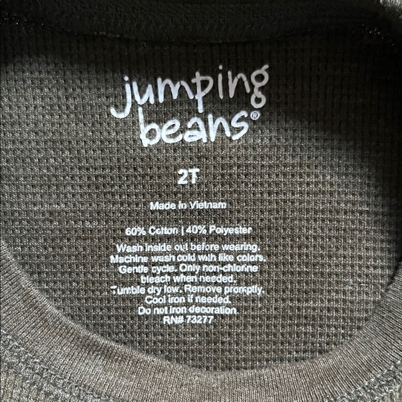 ❗️3 /$15❗️Jumping Bean Toddler Long Sleeve Thermal Shirt - Picture 2 of 4